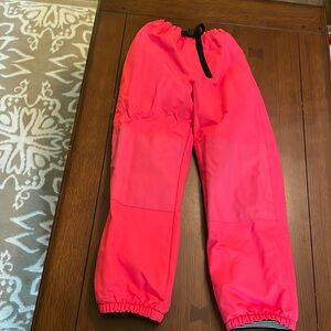 Lands' End Snow Pants Size 12. Bright pink. Fleece lined.
